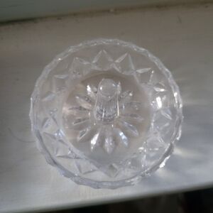 Clear Glass Ring Holder Dish